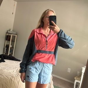 L L Bean Quarter Zip Pullover Windbreaker